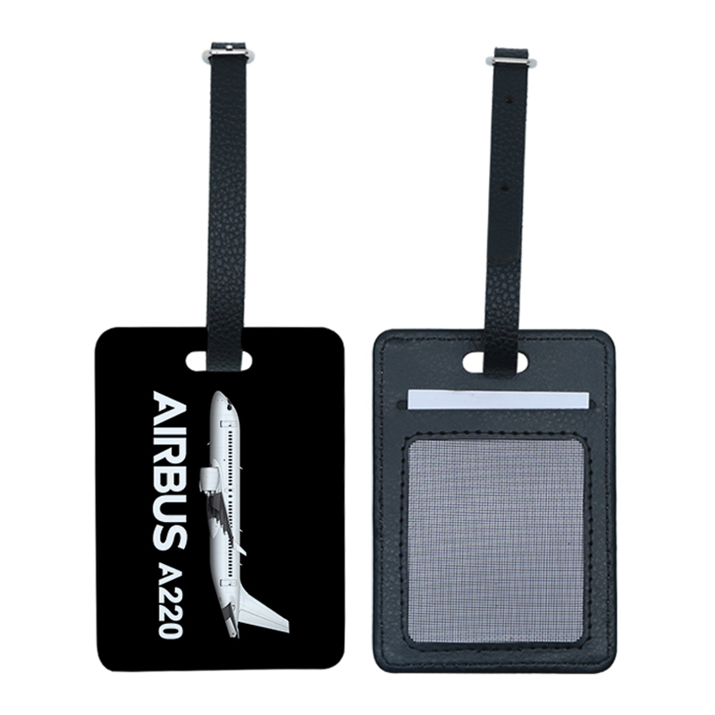 Sublimations-Gepäckanhänger aus PU-Leder mit Schlitz