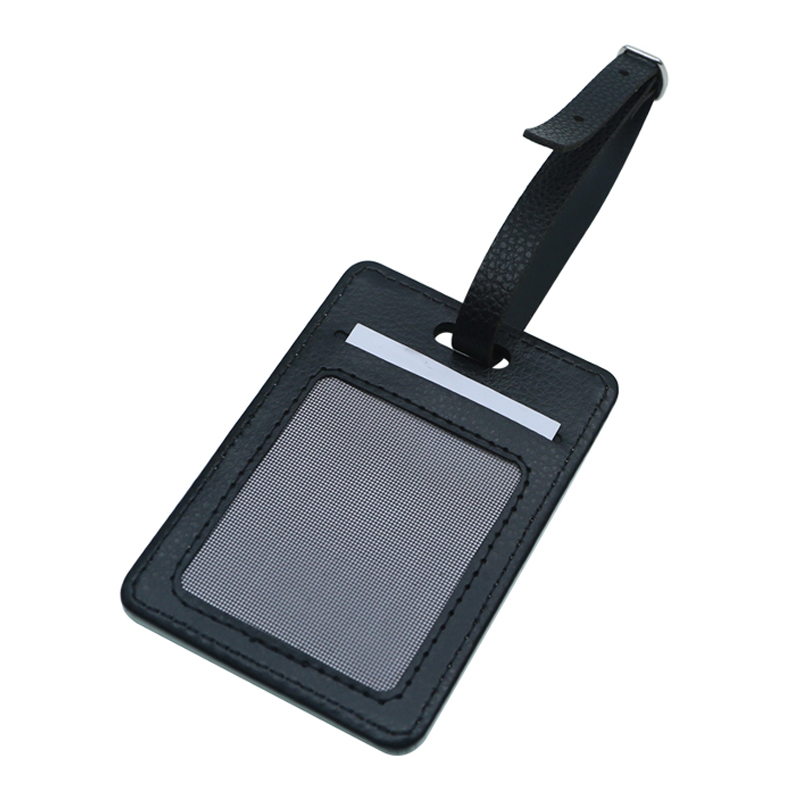 Sublimations-Gepäckanhänger aus PU-Leder mit Schlitz