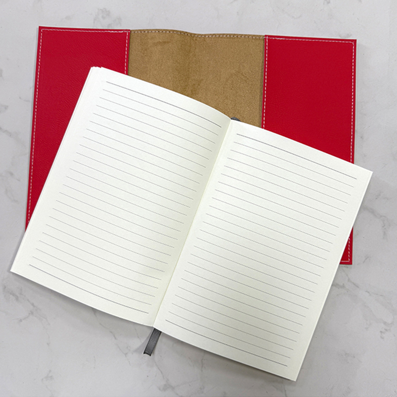 Laserbares, austauschbares Notizbuch aus Kunstleder