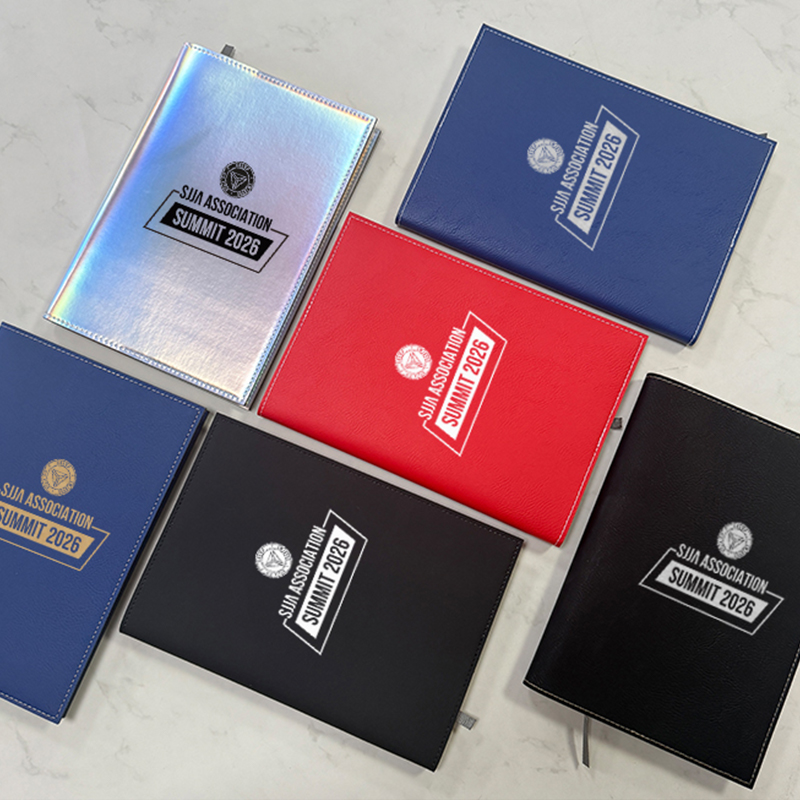 Laserbares, austauschbares Notizbuch aus Kunstleder