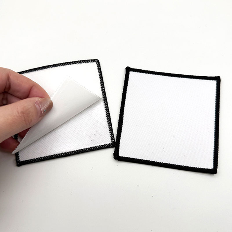 3' x 3' quadratischer Merrow-Patch aus Sublimationsstoff mit Kleber