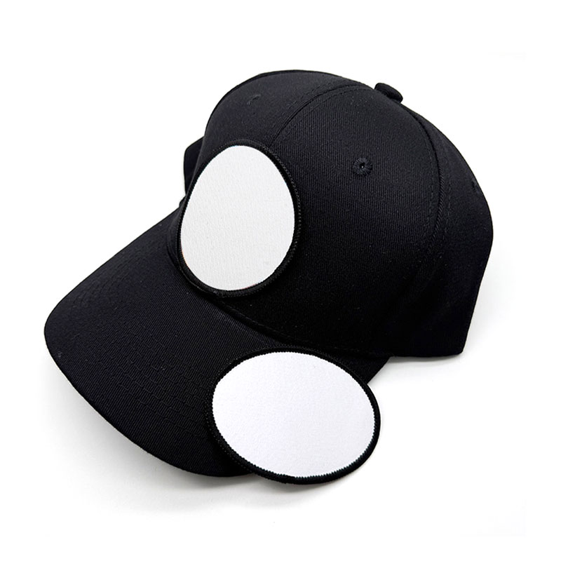 3' x 2' ovaler Merrow-Patch aus Sublimationsstoff mit Kleber