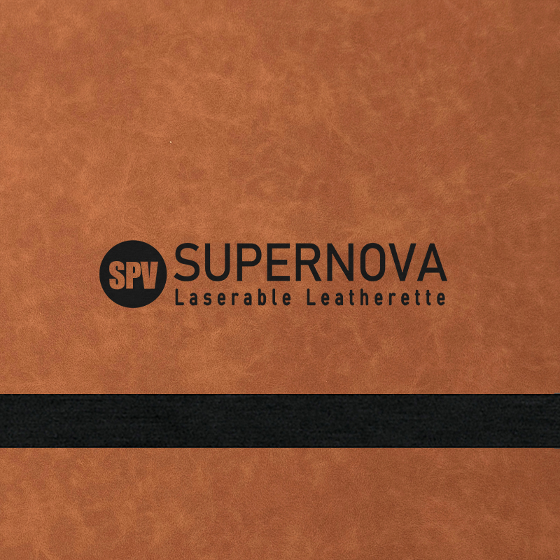 Laserbare Kunstlederplatten mit Kleber/ohne Kleber