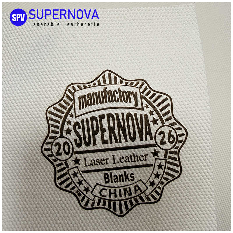 Canvas Pro Weiße laserbare Kunstlederplatten mit Kleber/ohne Kleber