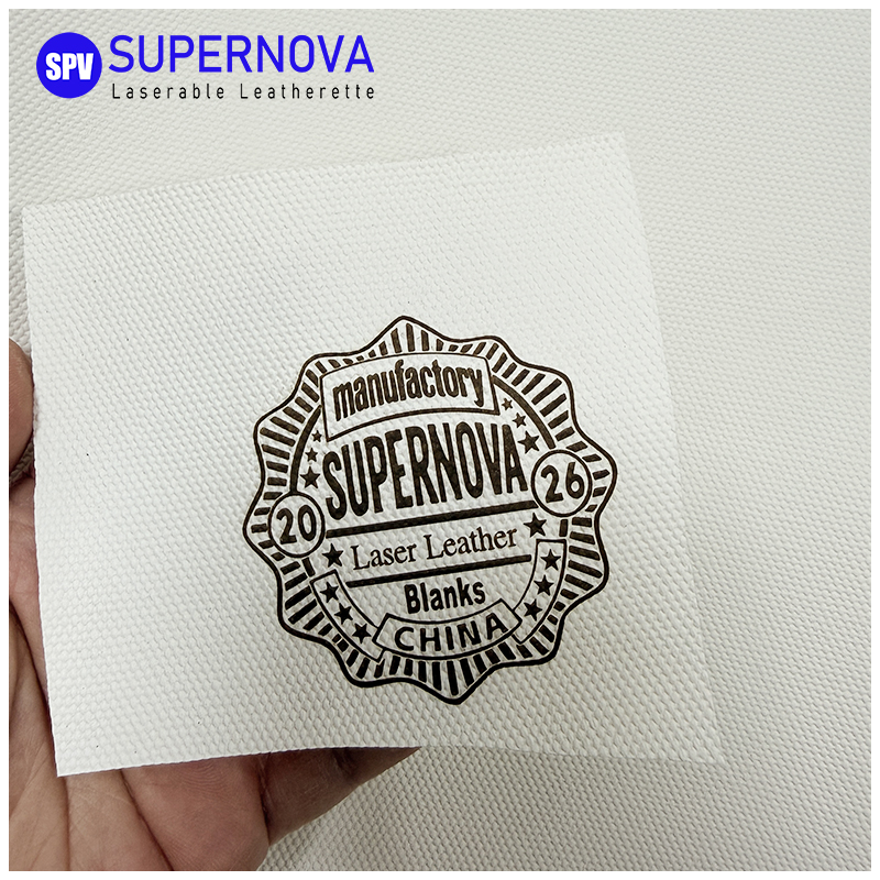 Canvas Pro Weiße laserbare Kunstlederplatten mit Kleber/ohne Kleber