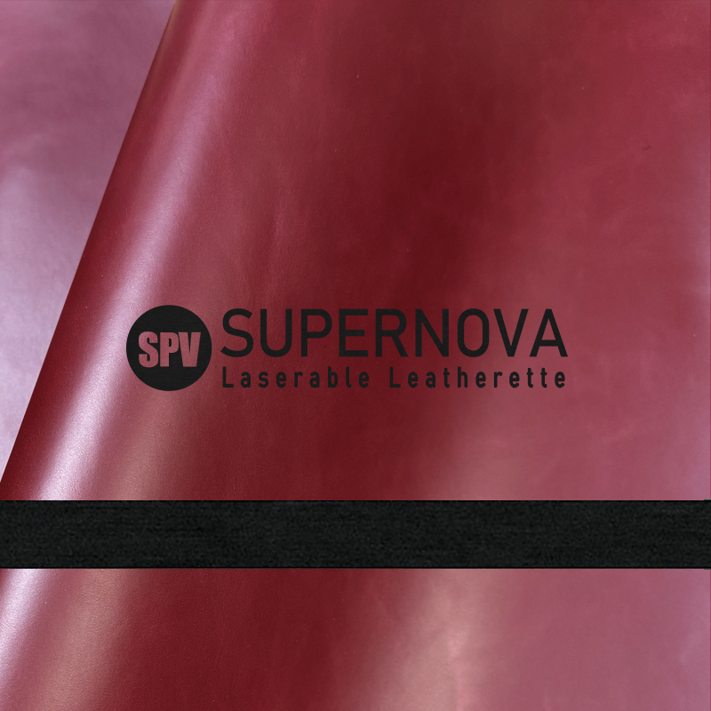 Glänzende Kunstlederplatten mit Kleber/ohne Kleber