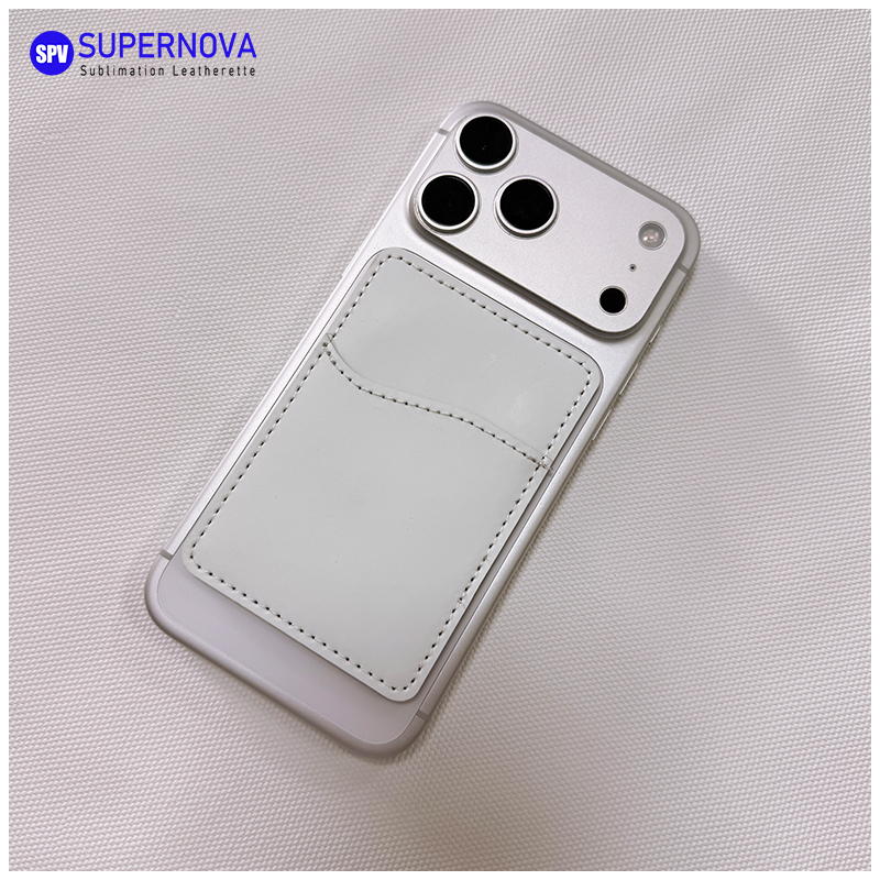 Sublimations-Handykartenhalter aus Kunstleder mit Magnet Sublimations-Handykartenhalter aus Kunstleder mit Magnet