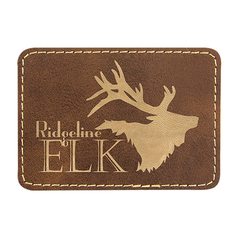 3 x 2 Zoll große rechteckige Kunstlederaufnäher 3 x 2 Zoll große rechteckige Kunstlederaufnäher