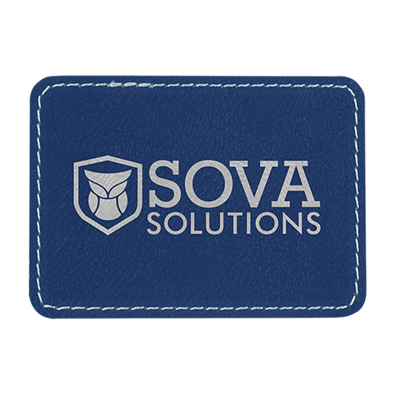 3 x 2 Zoll große rechteckige Kunstlederaufnäher 3 x 2 Zoll große rechteckige Kunstlederaufnäher