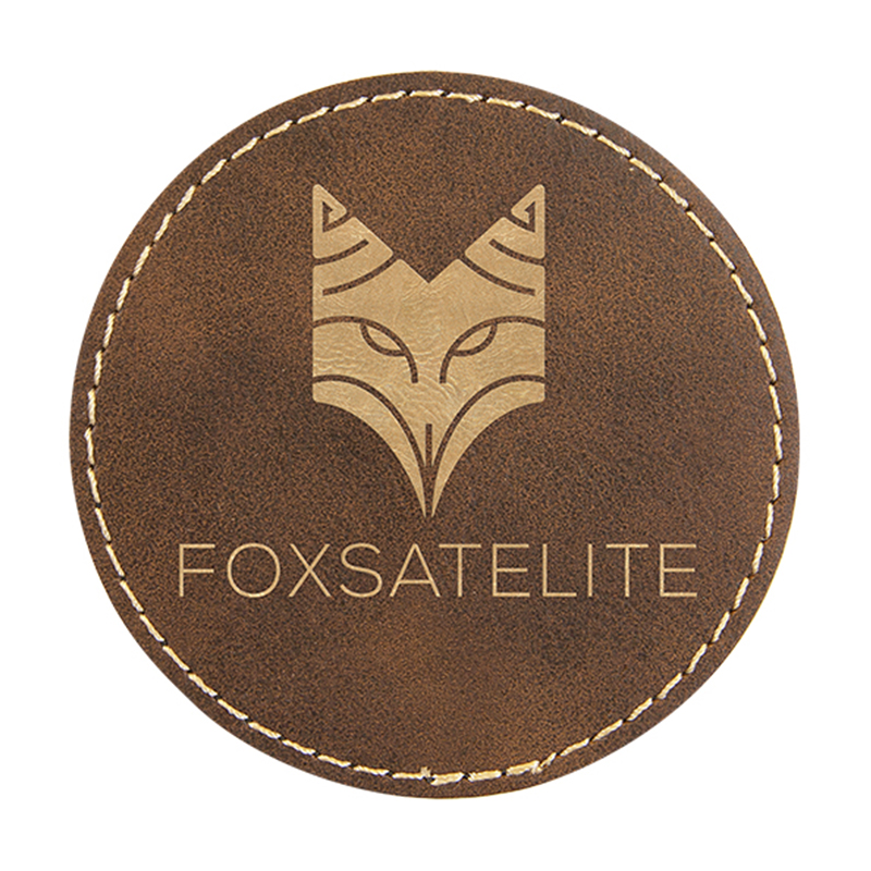 Runde Untersetzer aus Kunstleder Runde Untersetzer aus Kunstleder