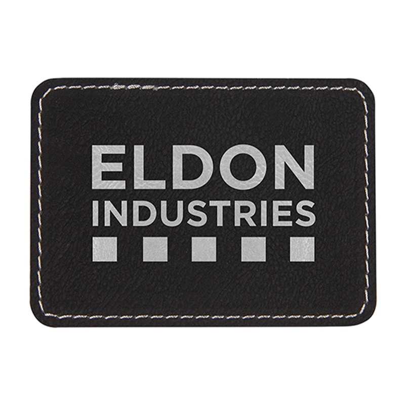 3 1/2' x 2 1/2' rechteckige Kunstlederaufnäher 3 1/2' x 2 1/2' rechteckige Kunstlederaufnäher