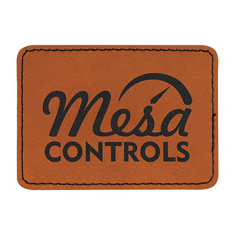 3 1/2' x 2 1/2' rechteckige Kunstlederaufnäher 3 1/2' x 2 1/2' rechteckige Kunstlederaufnäher