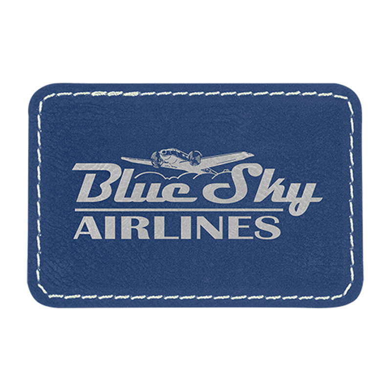 3 x 2 Zoll große rechteckige Kunstlederaufnäher 3 x 2 Zoll große rechteckige Kunstlederaufnäher