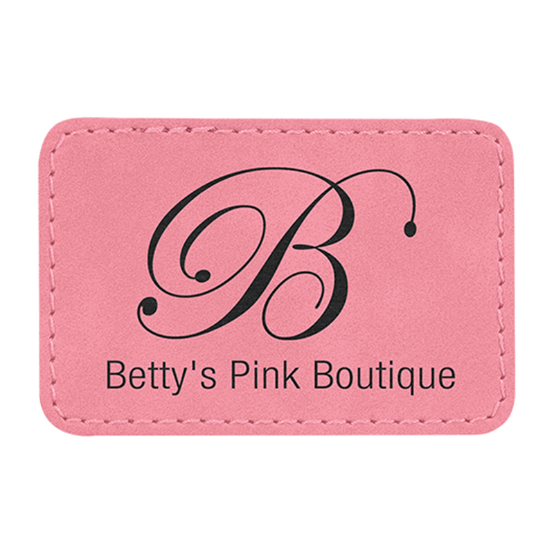 3 x 2 Zoll große rechteckige Kunstlederaufnäher 3 x 2 Zoll große rechteckige Kunstlederaufnäher