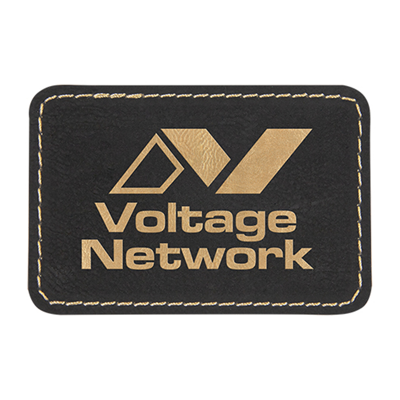 3 1/2' x 2 1/2' rechteckige Kunstlederaufnäher 3 1/2' x 2 1/2' rechteckige Kunstlederaufnäher