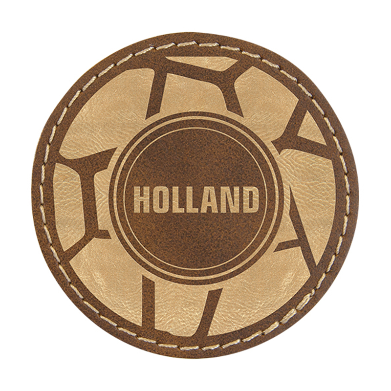 Runde Untersetzer aus Kunstleder Runde Untersetzer aus Kunstleder