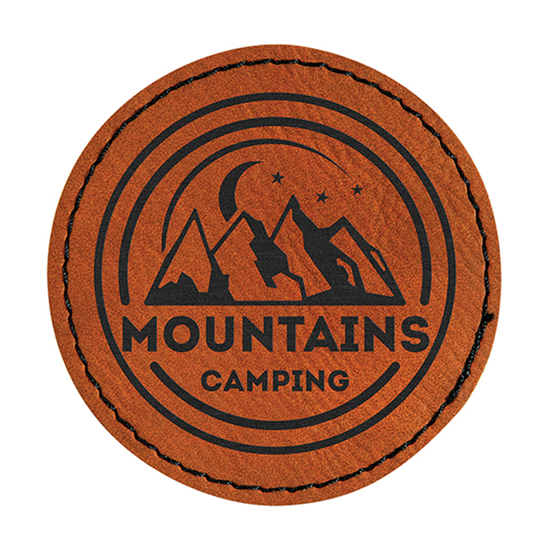 Runde Untersetzer aus Kunstleder Runde Untersetzer aus Kunstleder