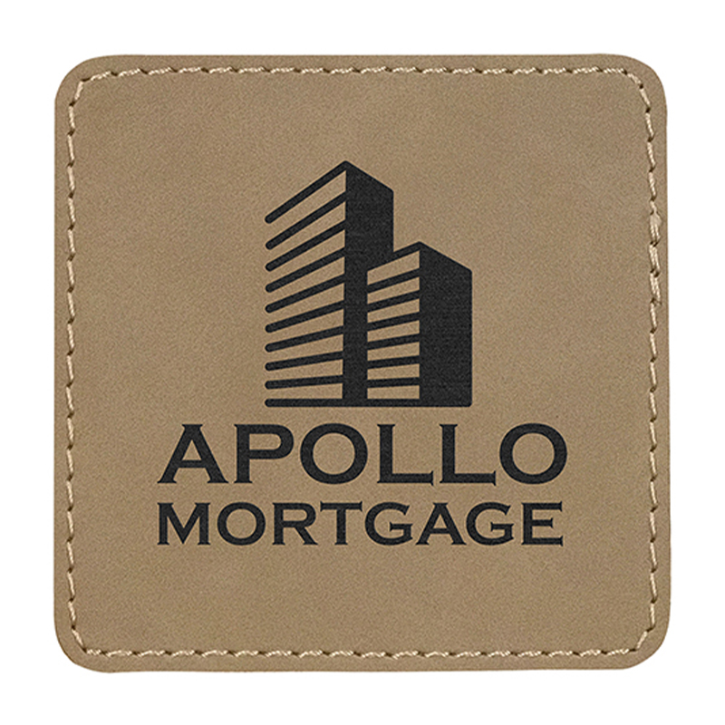 3 1/2' x 2 1/2' quadratische Kunstlederaufnäher 3 1/2' x 2 1/2' quadratische Kunstlederaufnäher