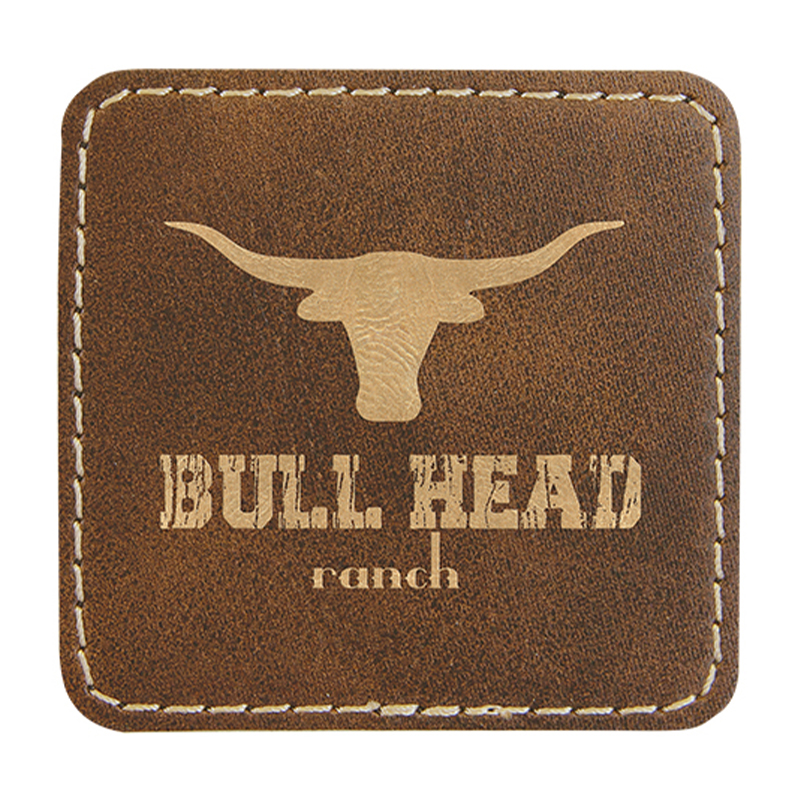 3 1/2' x 2 1/2' quadratische Kunstlederaufnäher 3 1/2' x 2 1/2' quadratische Kunstlederaufnäher