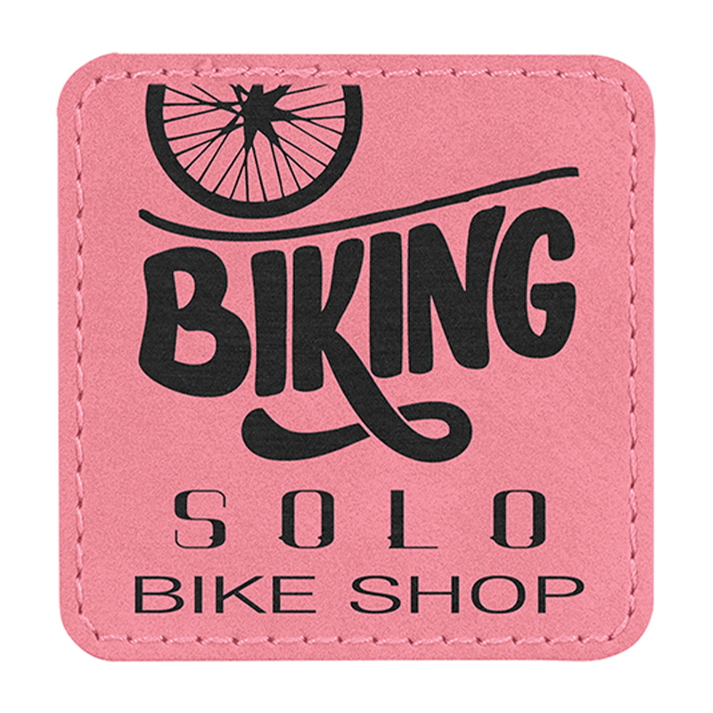 3 1/2' x 2 1/2' quadratische Kunstlederaufnäher 3 1/2' x 2 1/2' quadratische Kunstlederaufnäher