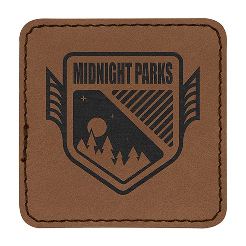 3 1/2' x 2 1/2' quadratische Kunstlederaufnäher 3 1/2' x 2 1/2' quadratische Kunstlederaufnäher