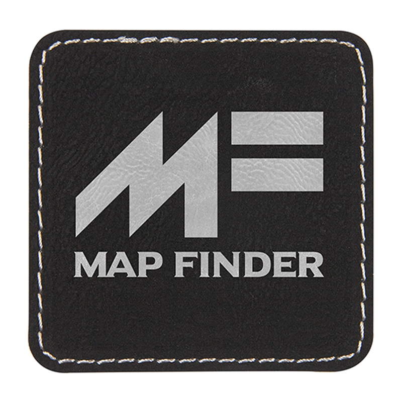 3 1/2' x 2 1/2' quadratische Kunstlederaufnäher 3 1/2' x 2 1/2' quadratische Kunstlederaufnäher