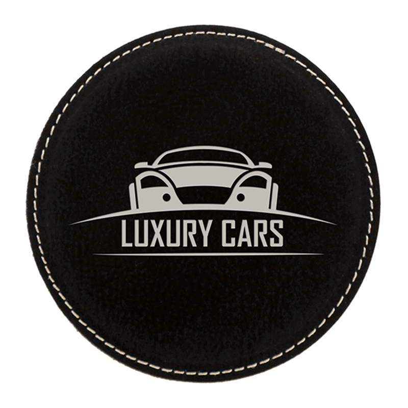 Runde Untersetzer aus Kunstleder Runde Untersetzer aus Kunstleder