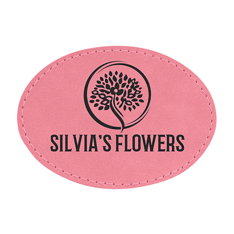 3 x 2 Zoll große ovale Kunstlederaufnäher 3 x 2 Zoll große ovale Kunstlederaufnäher