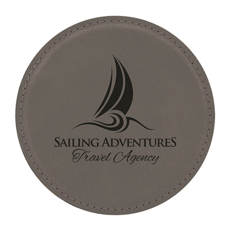 Runde Untersetzer aus Kunstleder Runde Untersetzer aus Kunstleder