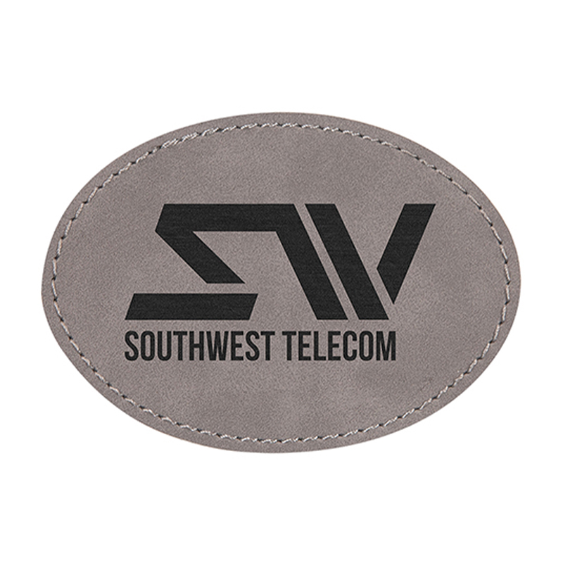 3 x 2 Zoll große ovale Kunstlederaufnäher 3 x 2 Zoll große ovale Kunstlederaufnäher