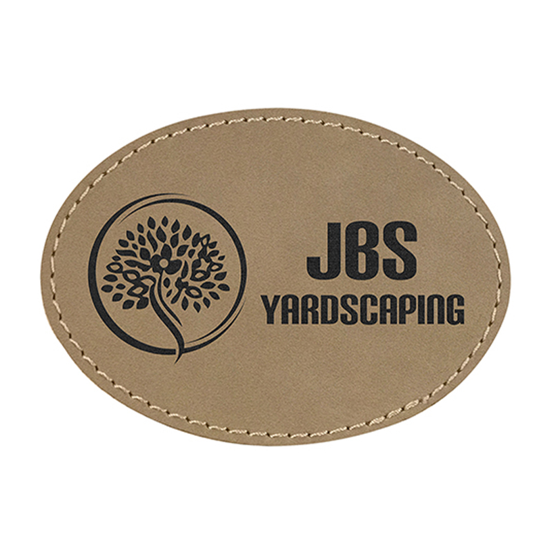 3 x 2 Zoll große ovale Kunstlederaufnäher 3 x 2 Zoll große ovale Kunstlederaufnäher