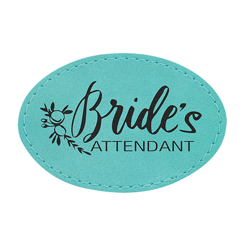 3 1/2' x 2 1/2' ovale Kunstlederaufnäher 3 1/2' x 2 1/2' ovale Kunstlederaufnäher