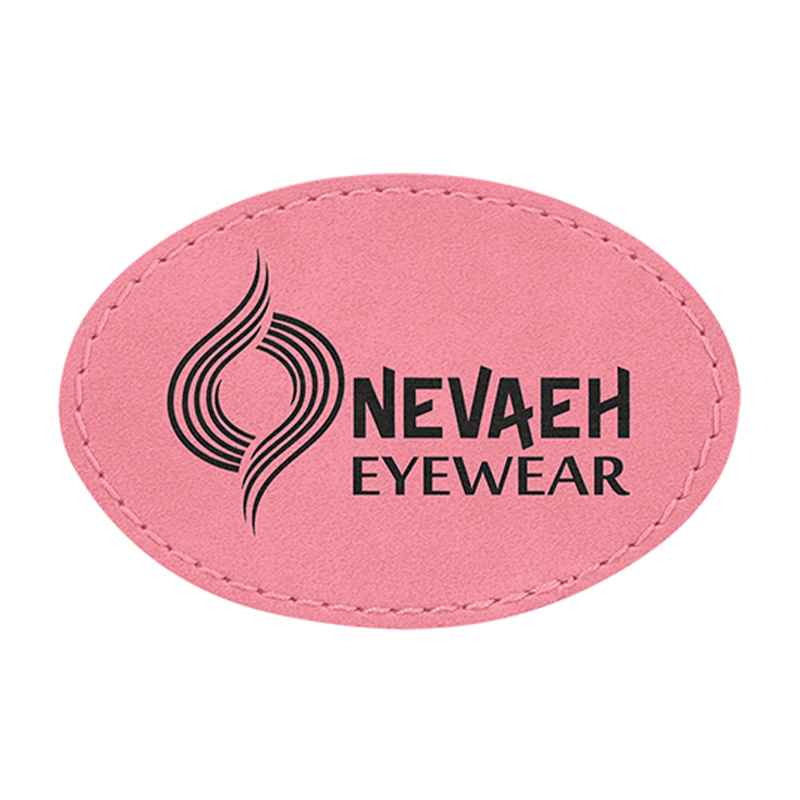 3 1/2' x 2 1/2' ovale Kunstlederaufnäher 3 1/2' x 2 1/2' ovale Kunstlederaufnäher