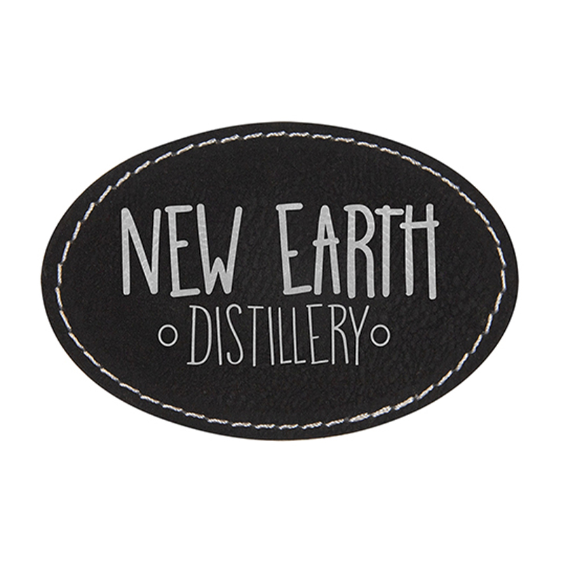 3 x 2 Zoll große ovale Kunstlederaufnäher 3 x 2 Zoll große ovale Kunstlederaufnäher