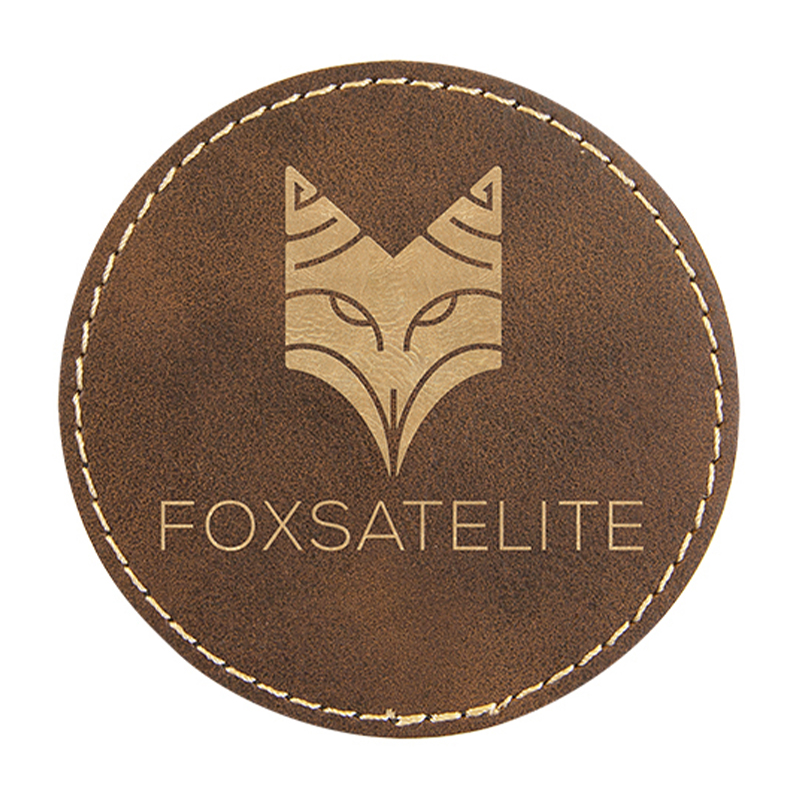 2 1/2' runde Kunstlederflicken 2 1/2' runde Kunstlederflicken