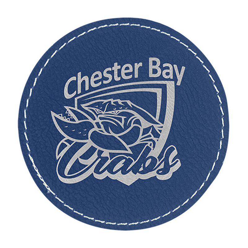 2 1/2' runde Kunstlederflicken 2 1/2' runde Kunstlederflicken