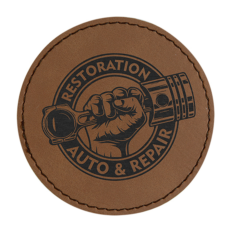 3' runde Kunstlederflicken 3' runde Kunstlederflicken