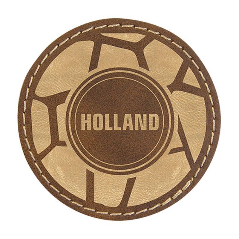 2 1/2' runde Kunstlederflicken 2 1/2' runde Kunstlederflicken