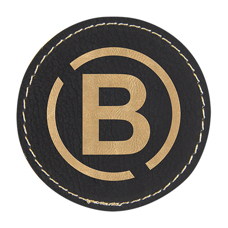 2 1/2' runde Kunstlederflicken 2 1/2' runde Kunstlederflicken