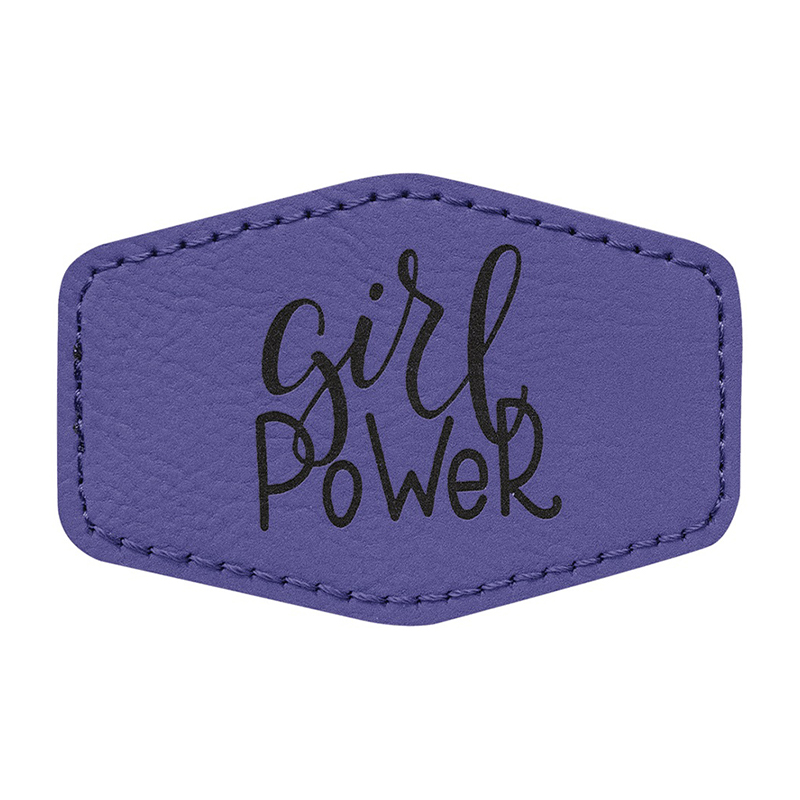 3 1/2' X 2 1/2' Hex-Kunstleder-Patches 3 1/2' X 2 1/2' Hex-Kunstleder-Patches