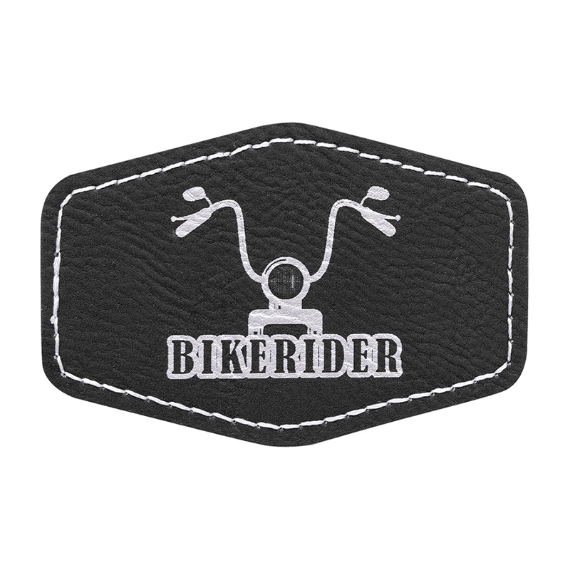 3 1/2' X 2 1/2' Hex-Kunstleder-Patches 3 1/2' X 2 1/2' Hex-Kunstleder-Patches