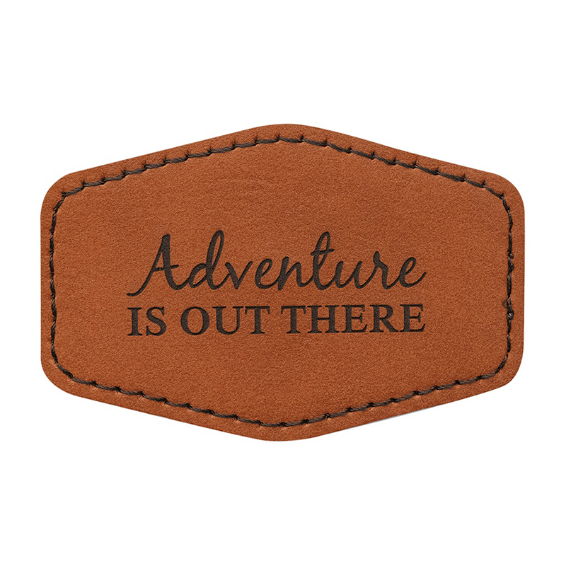 3 1/2' X 2 1/2' Hex-Kunstleder-Patches 3 1/2' X 2 1/2' Hex-Kunstleder-Patches