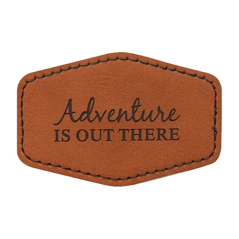 3 1/2' X 2 1/2' Hex-Kunstleder-Patches 3 1/2' X 2 1/2' Hex-Kunstleder-Patches