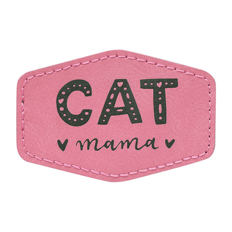 3 1/2' X 2 1/2' Hex-Kunstleder-Patches 3 1/2' X 2 1/2' Hex-Kunstleder-Patches