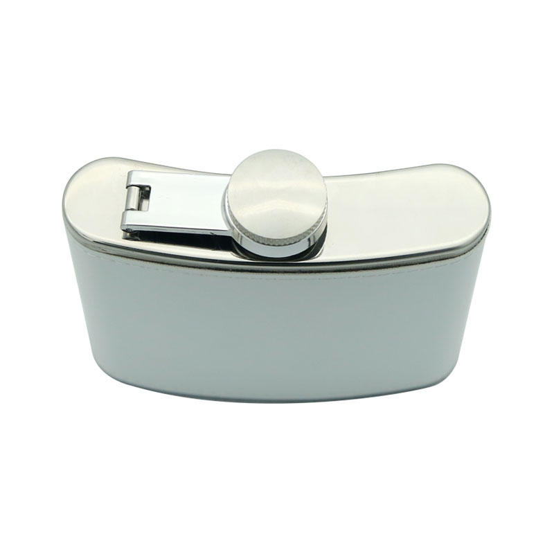6 oz. Sublimations-Leatherette-Edelstahlflasche 6 oz. Sublimations-Leatherette-Edelstahlflasche