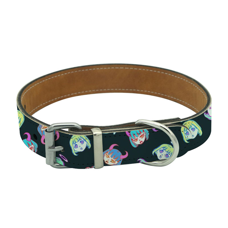 Hundehalsband aus Sublimationsleder - XL Hundehalsband aus Sublimationsleder - XL