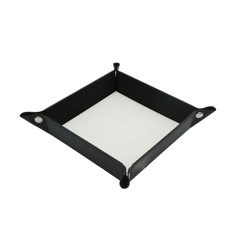 9' x 9' Sublimations-Leatherette-Falttablett mit Druckknopf 9' x 9' Sublimations-Leatherette-Falttablett mit Druckknopf