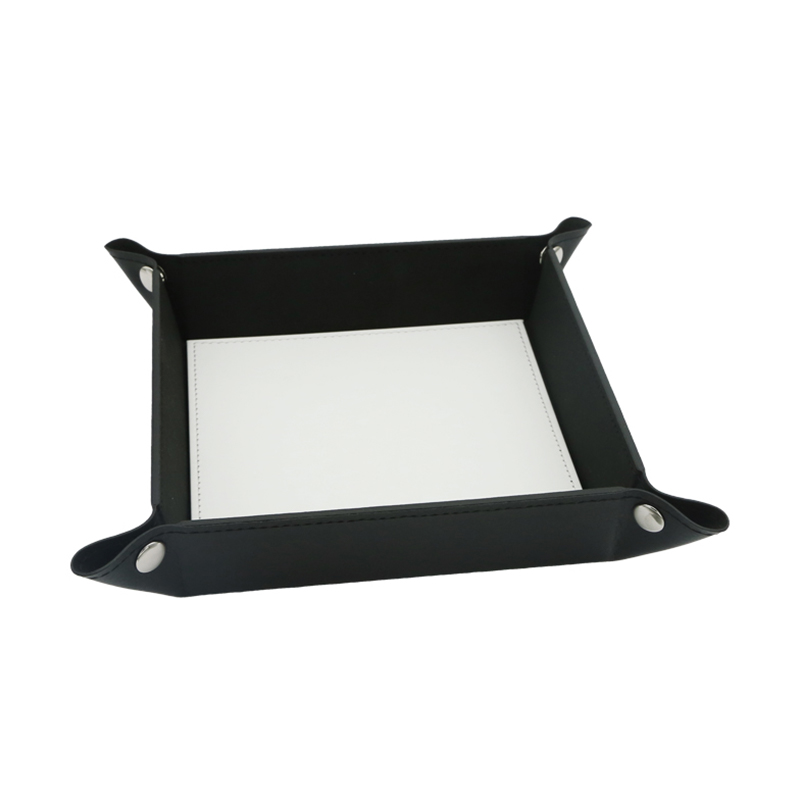 6' x 6' Sublimations-Leatherette-Falttablett mit Druckknopf 6' x 6' Sublimations-Leatherette-Falttablett mit Druckknopf