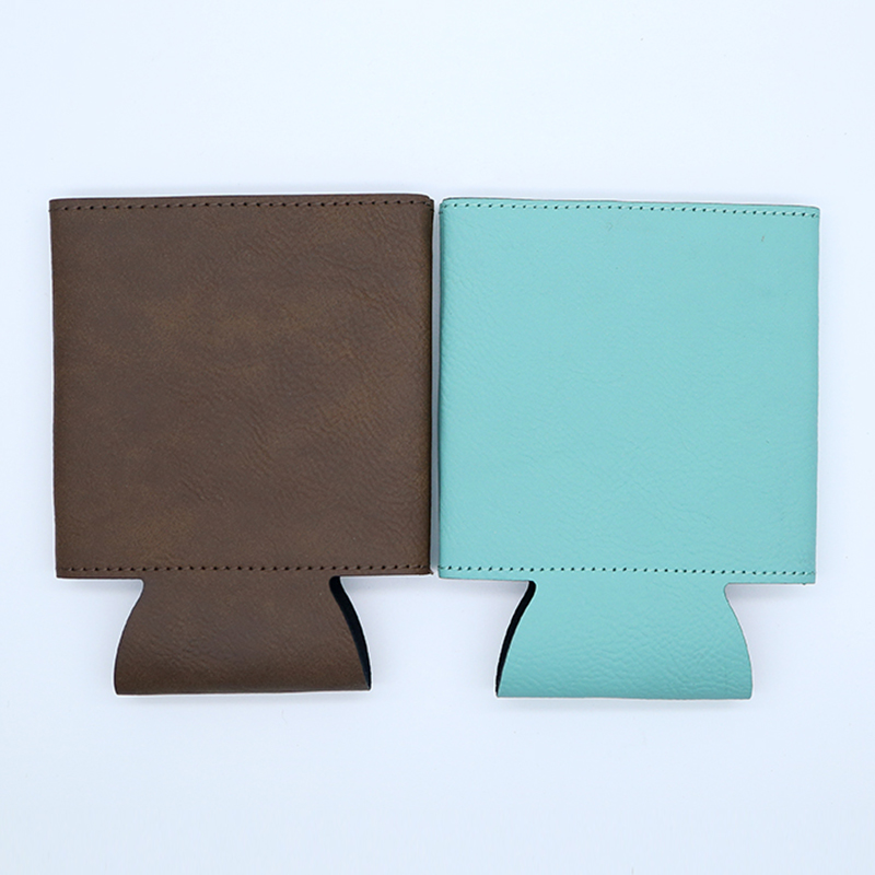 Laserbarer Getränkehalter aus Kunstleder mit Magnet Laserbarer Getränkehalter aus Kunstleder mit Magnet