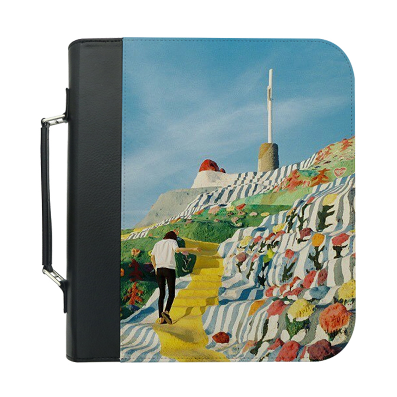 Sublimations-Leatherette-Buchumschlag mit Reißverschluss Sublimations-Leatherette-Buchumschlag mit Reißverschluss